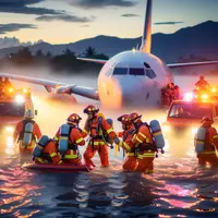 EFF Magazine | US-Marineflugzeug überrollt Landebahn und landet in der Kaneohe Bay, Hawaii